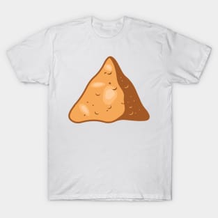 Samosa Indian Pakistani Curry Masala Food Lover Design T-Shirt